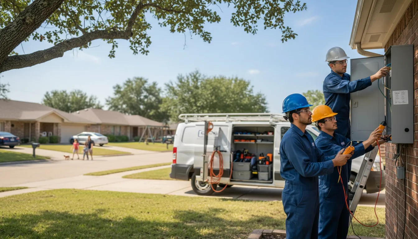 Certified electrician providing emergency electrical services in Homer, OH